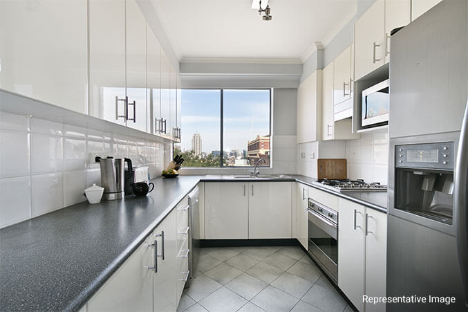 Modern Kitchen in Internal Amenities at GeeCee Emerald, Kharghar, Navi Mumbai